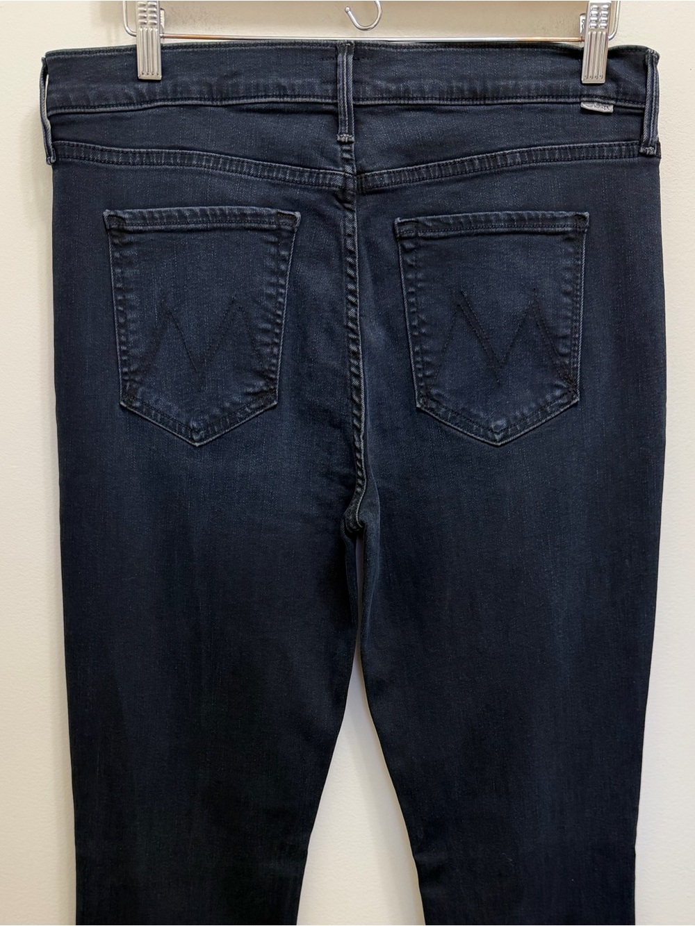 MOTHER The Runaway Denim Jean High Rise in Night in Venice Black Size 34 - Picture 7 of 11